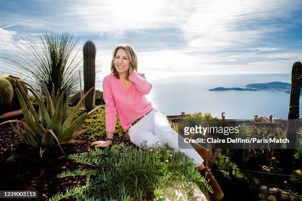 Sailor Maud Fontenoy is photographed for Paris Match on December 29, 2021 in Eze, France.