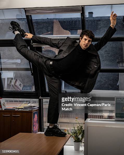 Dancer Germain Louvet is photographed for Paris Match on January 31 ...