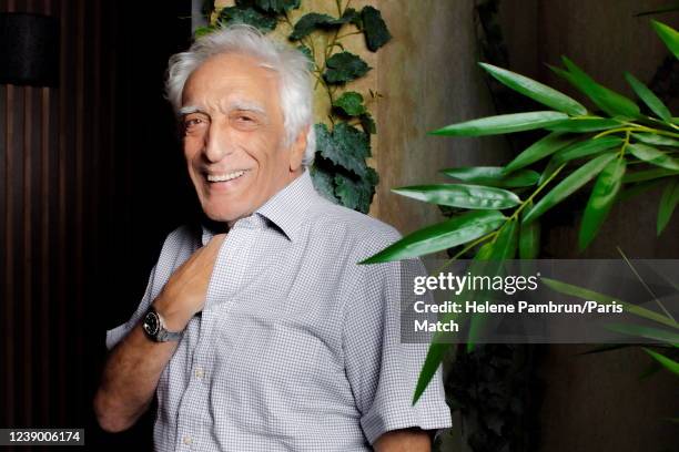 Actor Gerard Darmon is photographed for Paris Match on February 9, 2022 in Paris, France.
