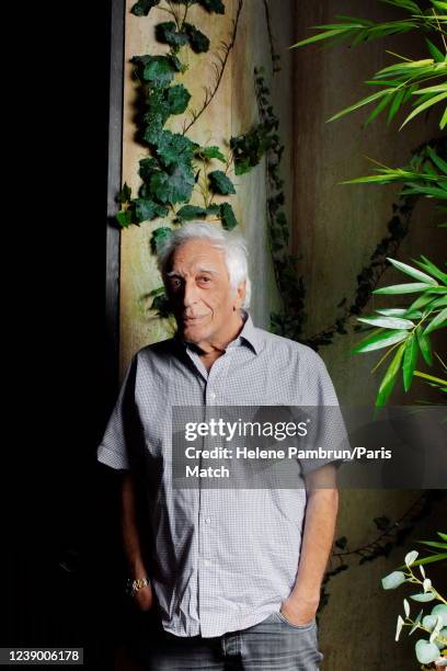 Actor Gerard Darmon is photographed for Paris Match on February 9, 2022 in Paris, France.