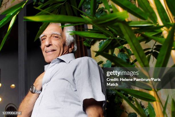 Actor Gerard Darmon is photographed for Paris Match on February 9, 2022 in Paris, France.