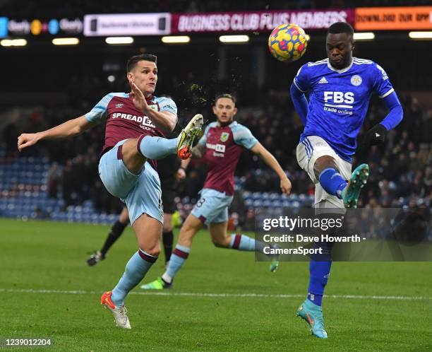Burnley's Ashley Westwood during the Premier League match between Burnley and Leicester City at Turf Moor on March 1, 2022 in Burnley, United Kingdom.