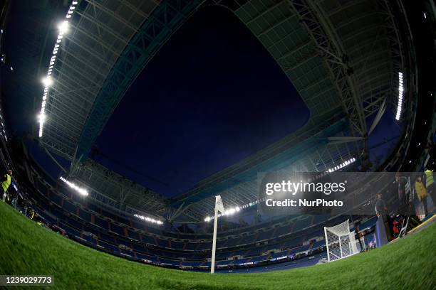 Stadium Santiago Bernabeu general view prior the La Liga Santander match between Real Madrid CF and Real Sociedad at Estadio Santiago Bernabeu on...