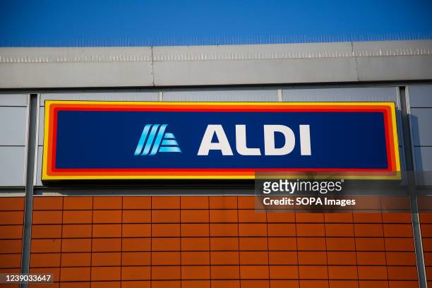 Branch of Aldi supermarket.