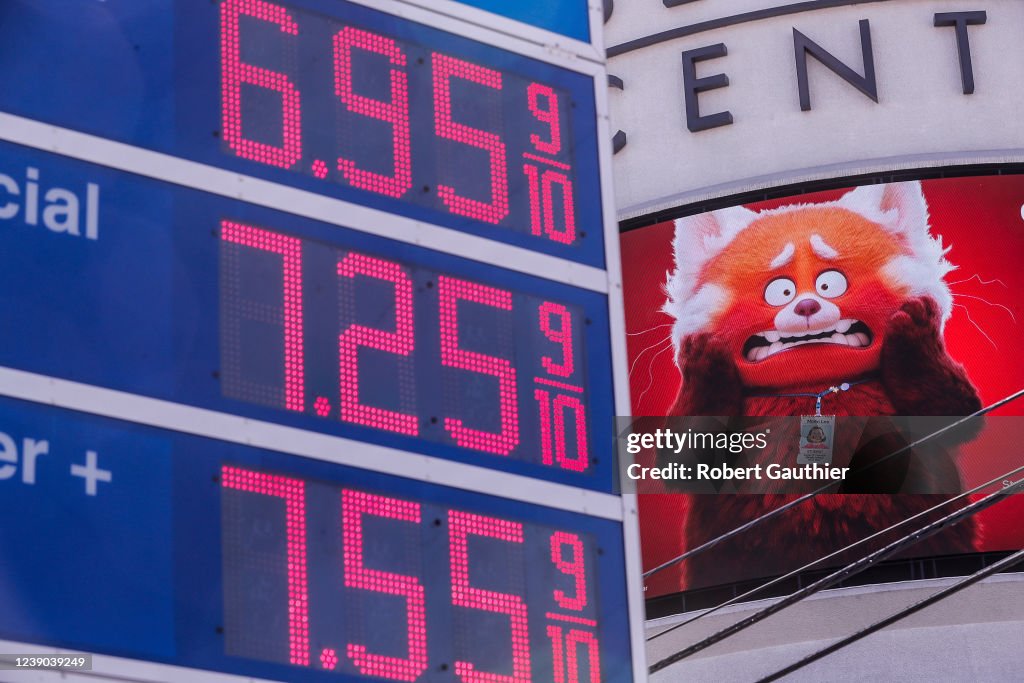 High gas prices in West Hollywood