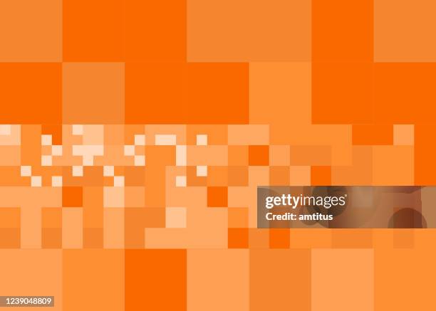 red pixels abstract - broken computer stock illustrations