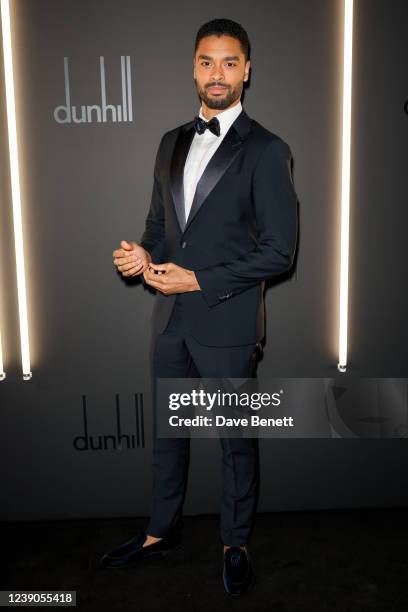 Rege-Jean Page attends dunhill's pre-BAFTA filmmakers dinner and party at dunhill House on March 9, 2022 in London, England.