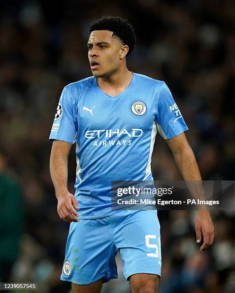 Cj Riley Manchester City's CJ Egan-Riley during the UEFA Champions League ...