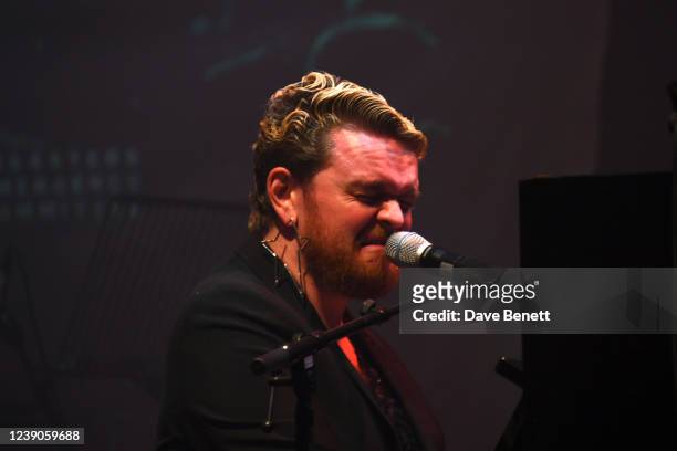 Jack Garratt attends Night For Ukraine in aid of DEC, Disasters Emergency Committee, at The Roundhouse on March 9, 2022 in London, England.