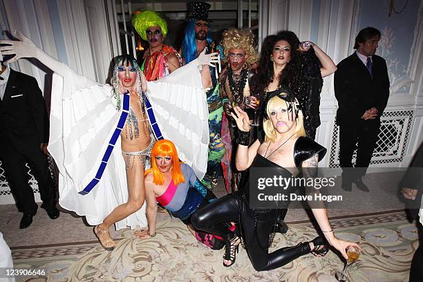 Guests attend the Freddie For A Day 65th birthday anniversary at The Savoy Hotel on September 5, 2011 in London, United Kingdom.