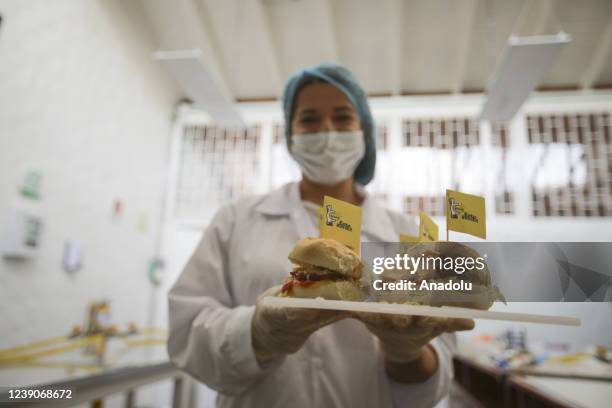 Group of Zootechnician and food engineers work at the laboratory developed a protein based on Insects, a good option for nutritionally viable and...