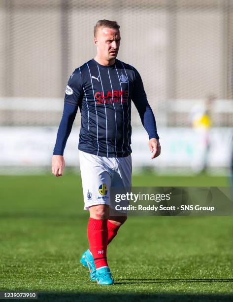 Falkirk's Leigh Griffiths during a Cinch League 1 match between Clyde and Falkirk at Broadwood Stadium, on March 05 in Glasgow, Scotland.