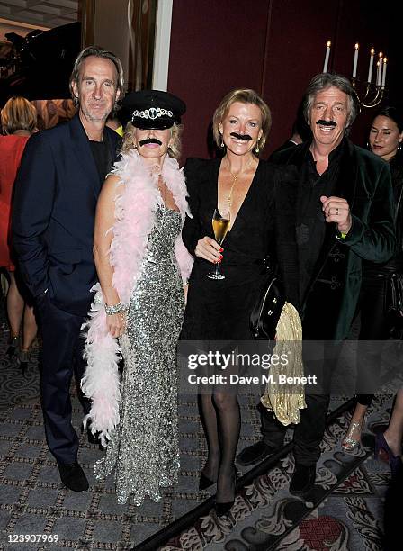 Mike Rutherford, Angie Rutherford, Eimear Montgomerie and Nick Cook attend "Freddie For A Day", celebrating Freddie Mercury's 65th birthday, in aid...