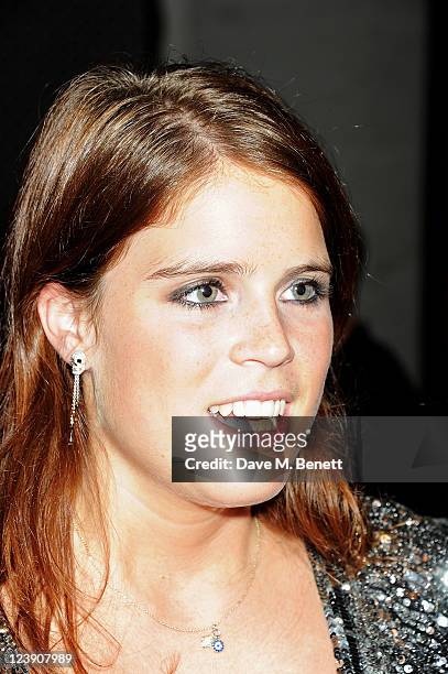 Princess Eugenie of York attends "Freddie For A Day", celebrating Freddie Mercury's 65th birthday, in aid of The Mercury Pheonix Trust at The Savoy...