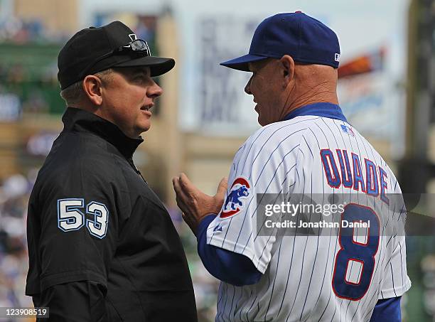3 Rd Base Coach 268 Manager Mike Quade Stock Photos, High-Res Pictures, and Images ...