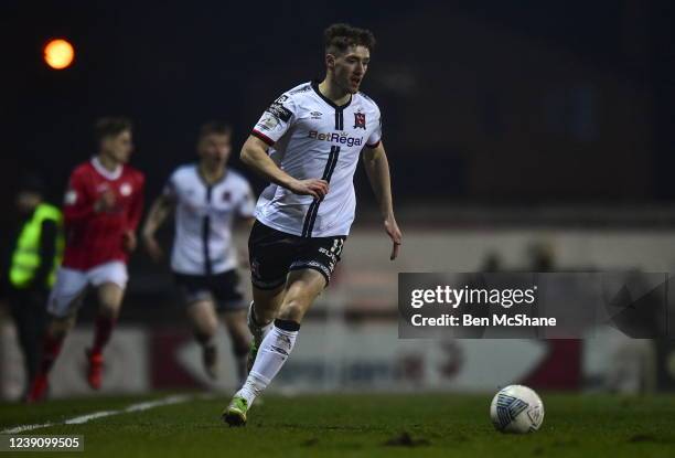 Sligo , Ireland - 5 March 2022; John Martin of Dundalk during the SSE Airtricity League Premier Division match between Sligo Rovers and Dundalk at...