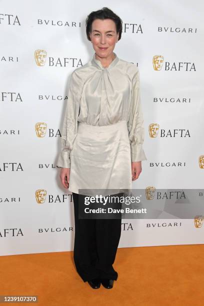 Olivia Williams attends the British Academy Film Awards 2022 Fundraising Gala Dinner at The Londoner Hotel on March 11, 2022 in London, England.