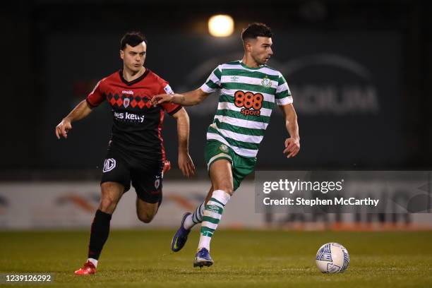 Dublin , Ireland - 11 March 2022; Danny Mandroiu of Shamrock Rovers during the SSE Airtricity League Premier Division match between Shamrock Rovers...