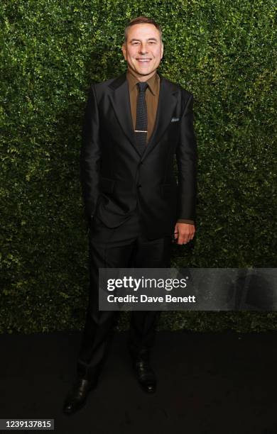 David Walliams arrives at the Charles Finch & CHANEL Pre-BAFTA Party at 5 Hertford Street on March 12, 2022 in London, England.