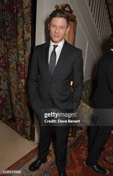 James Norton attends the Charles Finch & CHANEL Pre-BAFTA Party at 5 Hertford Street on March 12, 2022 in London, England.