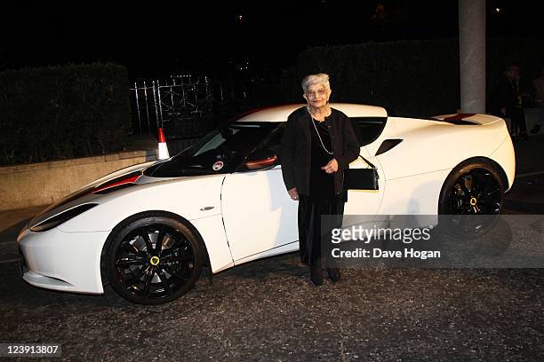 Freddie Mercury's mother Jer Bulsara attends the Freddie For A Day 65th birthday anniversary party at The Savoy Hotel on September 5, 2011 in London,...