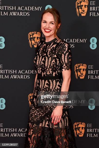 Giovanna Fletcher attends the EE British Academy Film Awards 2022 Nominees' Reception at BAFTA on March 12, 2022 in London, England.