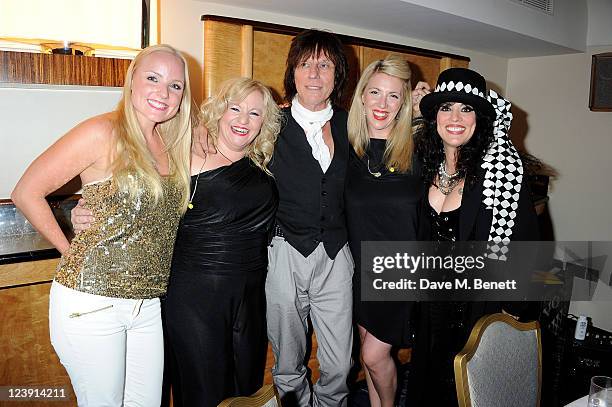 Kerry Ellis , Jeff Beck and Patti Russo attend "Freddie For A Day", celebrating Freddie Mercury's 65th birthday, in aid of The Mercury Pheonix Trust...