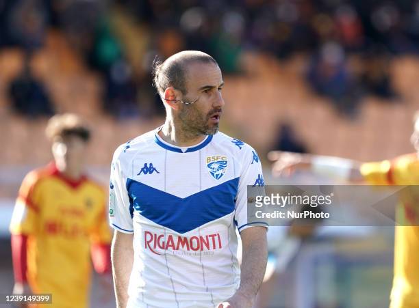 Rodrigo Palacio of Brescia Fc during the Serie B match between Us Lecce and Brescia Fc on March 12, 2022 stadium &quot;Via Del Mare&quot; in Lecce,...