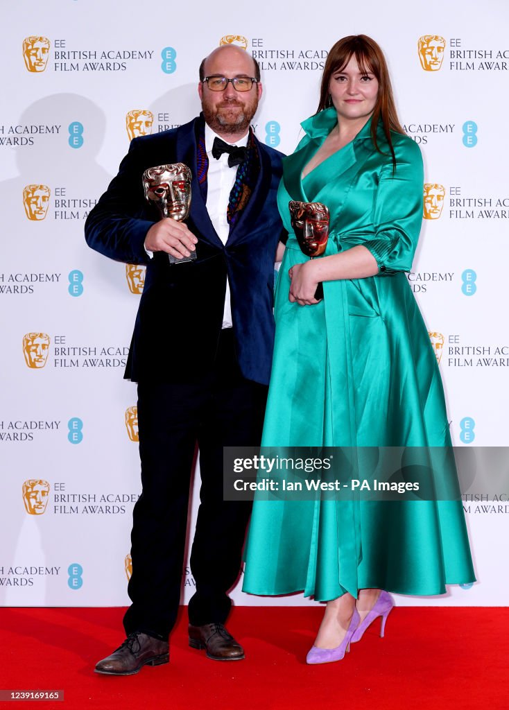 British Academy Film Awards 2022 - Press Room - London
