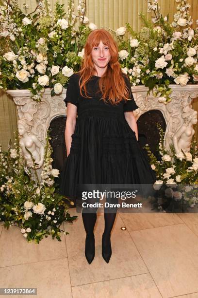 Molly Goddard attends the British Vogue and Tiffany & Co. Fashion and Film Party 2022 at Annabel's on March 13, 2022 in London, England.
