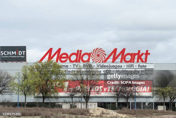 German electronics multinational chain Media Markt store seen in Spain.