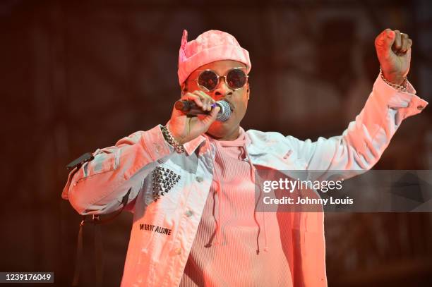 Stokley performs live on stage during the 15th Annual Jazz In The Gardens Music Festival at Hard Rock Stadium on March 13, 2022 in Miami Gardens,...