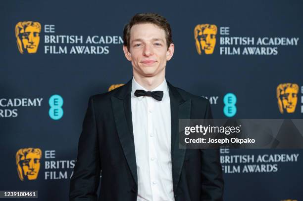 Mike Faist attends the EE British Academy Film Awards 2022 dinner at The Grosvenor House Hotel on March 13, 2022 in London, England.