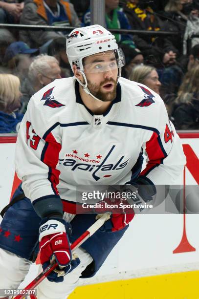 Washington Capitals right wing Tom Wilson (43) during the first