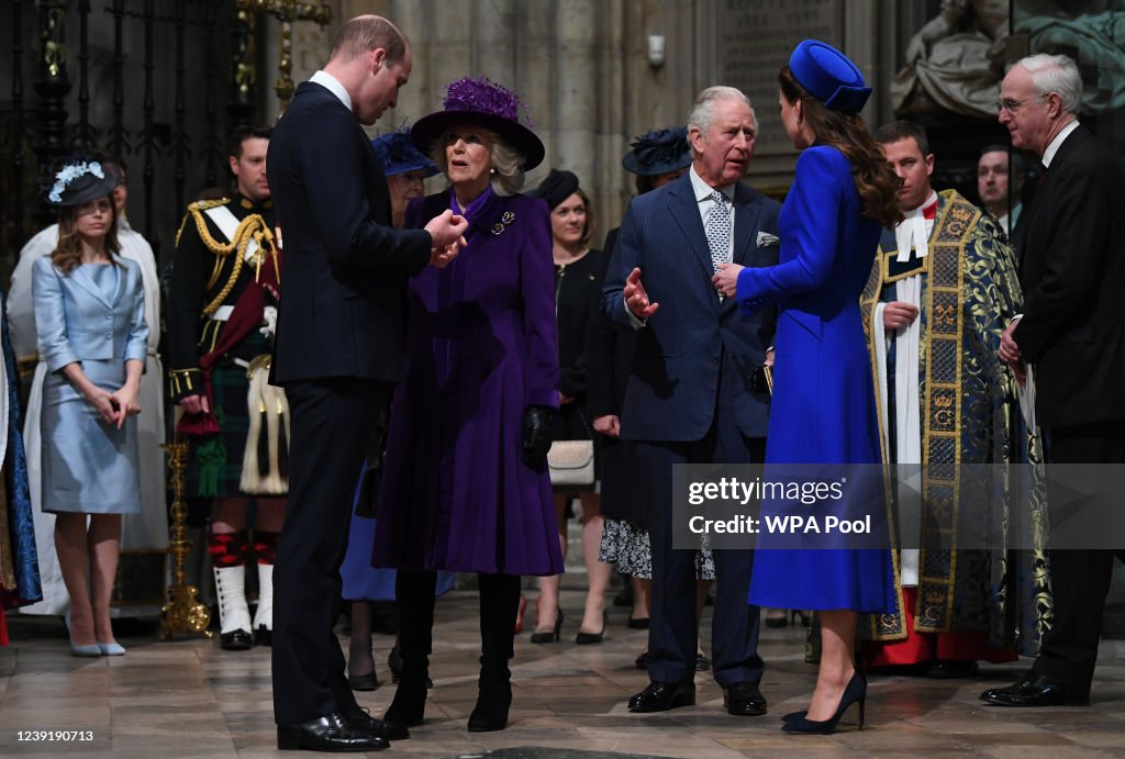 The Royal Family Attend The Commonwealth Day Westminster Abbey Service