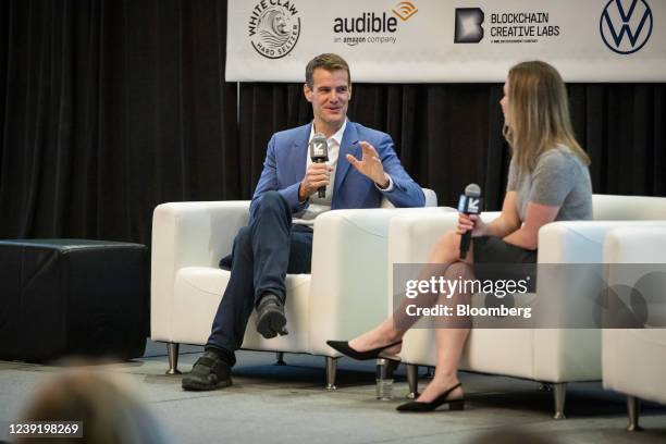 Stephen Hoge, president of Moderna Inc., speaks during South By Southwest festival in Austin, Texas, U.S., on Monday, March 14, 2022. The annual...