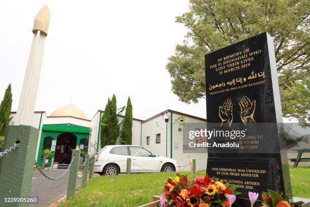 General view of Masjid An-Nur mosque in Christchurch, New Zealand on March 15, 2022. Temel Atacocugu, a survivor of twin mosque attacks, shot 9 times...