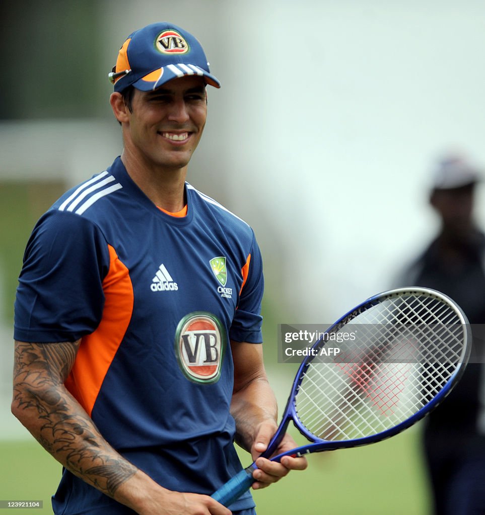 Australian cricketer Mitchell Johnson po