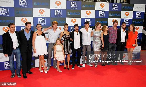 Luis Callejo, Juan Pablo Shuk, Neus Sanz, Bernabe Fernandez, Patricia Arbues, Giselle Calderon, Javier Fernandez, Mario Casas, Blanca Suarez,Marina...