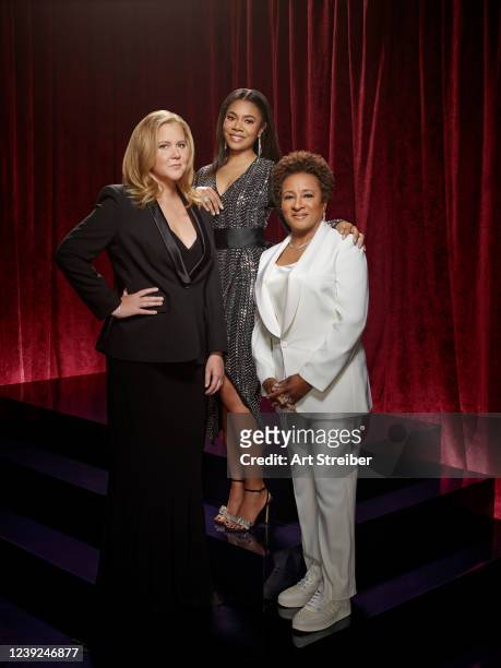 ABCs The 94th Oscars® stars Amy Schumer, Regina Hall, and Wanda Sykes.