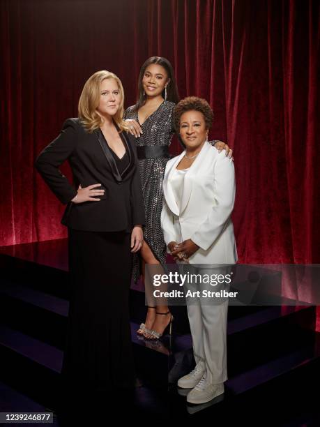 ABCs The 94th Oscars® stars Amy Schumer, Regina Hall, and Wanda Sykes.