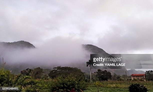 View of the hummocks of Vinales, Pinar del Rio province, Cuba, on February 19, 2022. Vinales, a town with an incipient tourism industry that boomed...