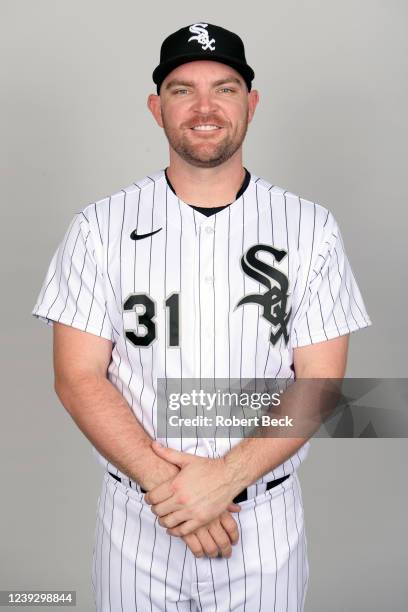 Liam Hendriks of the Chicago White Sox poses for a photo during the Chicago White Sox Photo Day at Camelback Ranch on Wednesday, March 16, 2022 in...