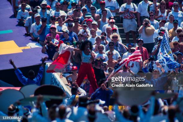 Diana ROSS, american singer during the opening Ceremony for the 1994 World Cup at the Soldier Field Stadium on June 16, 1994 in Chicago, United States