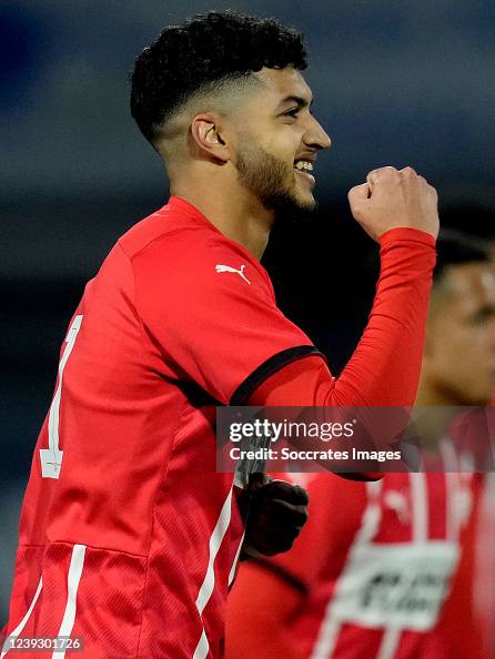 Ismael Saibari of PSV U23 celebrate 32 during the Dutch Keuken