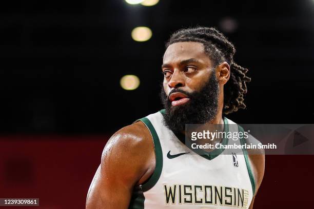 March 18: Tyreke Evans of the Wisconsin Herd plays against the College Park Skyhawks on March 18, 2022 at Gateway Center Arena in College Park,...