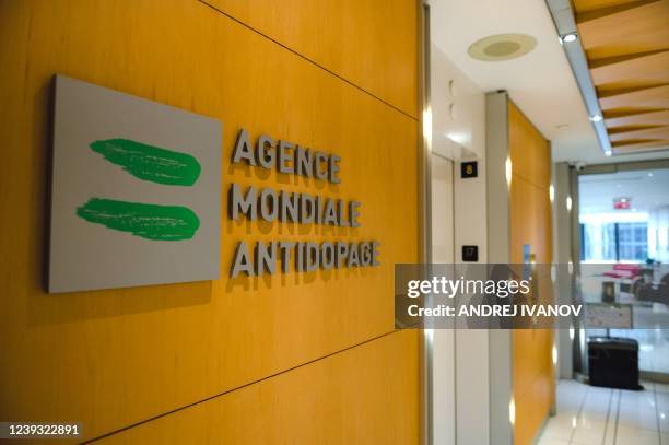 The offices of the World Anti-Doping Agency in Montreal, on November 11, 2021.