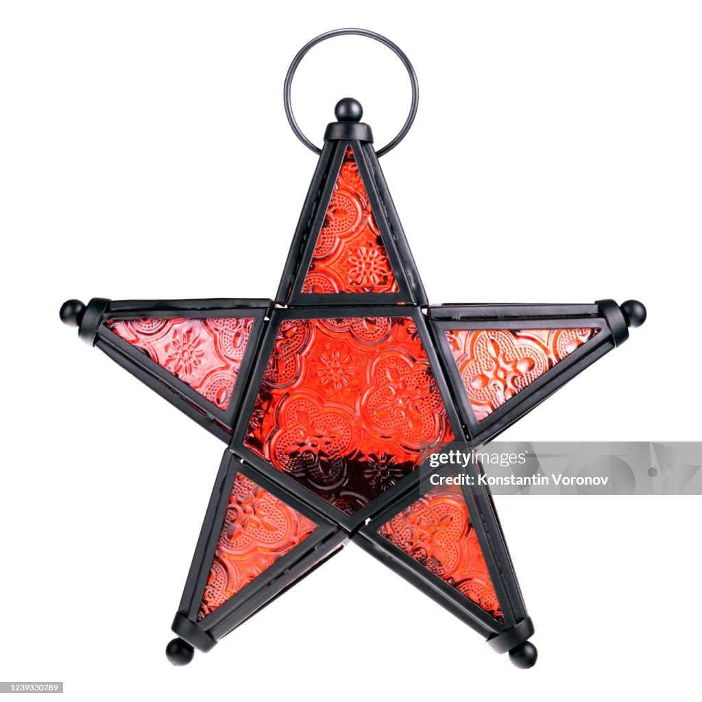 Arabic lantern in the form of a five-pointed star.