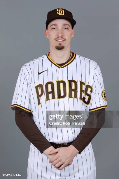 Blake Snell of the San Diego Padres poses for a photo during the San Diego Padres Photo Day at Peoria Sports Complex on Thursday, March 17, 2022 in...