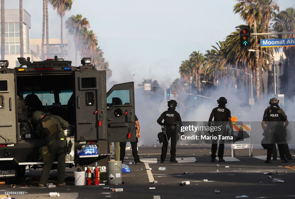 National Guard Called In As Protests And Unrest Erupt Across Los Angeles Causing Widespread Damage